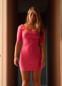 Nicole Carver Pink Dress