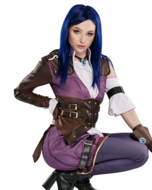 Ailee Anne League of Legends Caitlyn VR Cosplay X 4