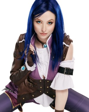 Ailee Anne League of Legends Caitlyn VR Cosplay X 7