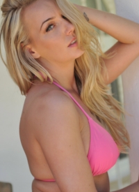 Hayley Marie New Pink Bikini