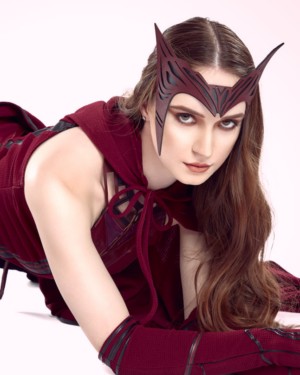 Hazel Moore Multiverse Of Madness Scarlet Witch VR Cosplay X 2