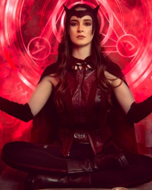 Hazel Moore Multiverse Of Madness Scarlet Witch VR Cosplay X 5