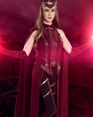 Hazel Moore Multiverse Of Madness Scarlet Witch VR Cosplay X 6