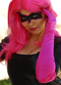 Leia Down Pink Wig Costume