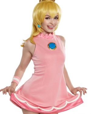Lilly Bell Mario Tennis Aces Princess Peach VR Cosplay X 1