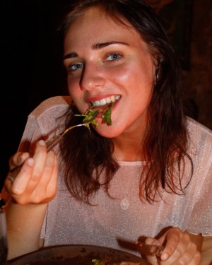 Oxana Chic Has A Bacon Salad Zishy 2