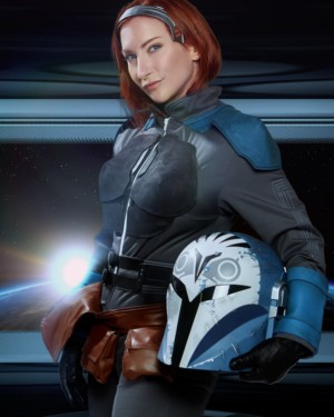Sophia Locke The Mandalorian Bo Katan VR Cosplay X 2