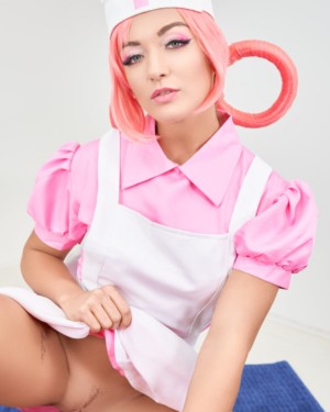 Zuzu Sweet Pokemon Nurse Joy VR Cosplay X 10